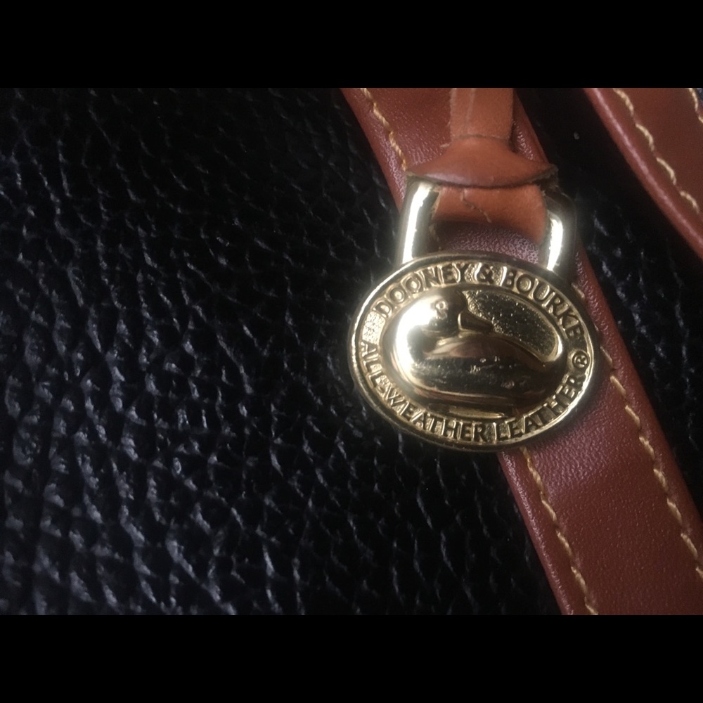 Dooney & Bourke Black Leather Backpack Small